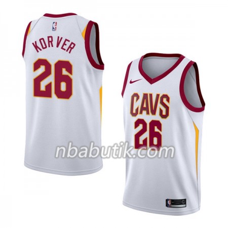 NBA Mænd Trøje Cleveland Cavaliers Kyle Korver 26 Nike 2017-18 Hvid Swingman